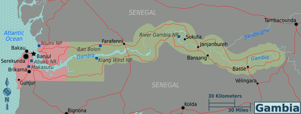 map-the-gambia