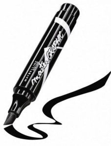 On days I choose to step up my eye makeup, I’ll go for a wing tip using the Maybelline Master Graphic eyeliner. This product resembles a marker and is very easy to use. It can be found in any drug store for around $9.